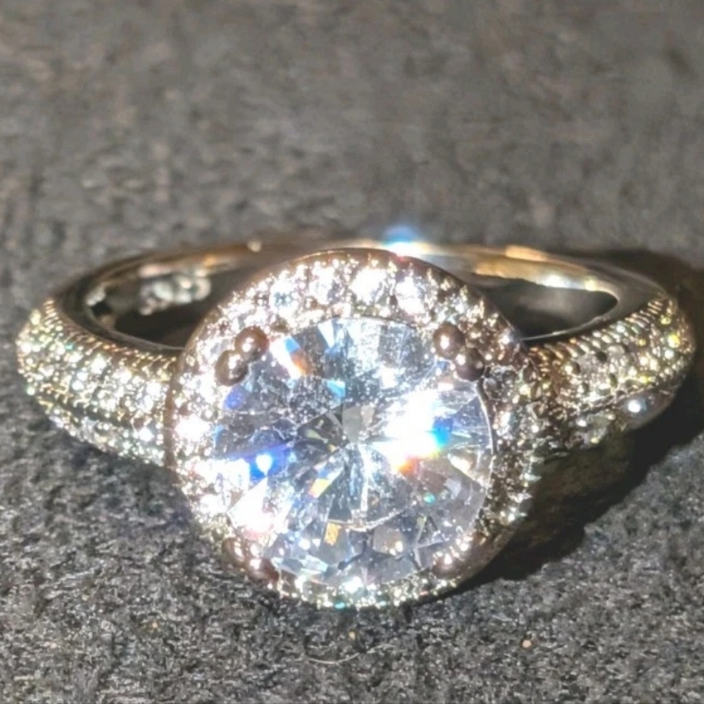 Stunning 3 Ct  Cushion Lab Created Diamond 925 Silver Ring For Men/Women Sz 6 - Picture 9 of 17